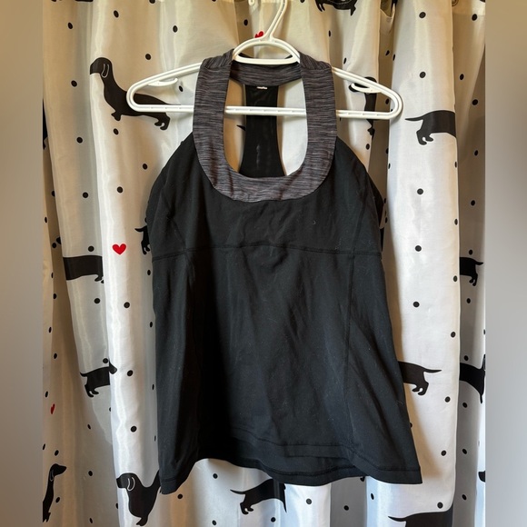 Black and Gray Athletic Tank Top - Picture 1 of 3